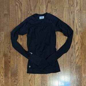 Athleta Black Long Sleeve Top